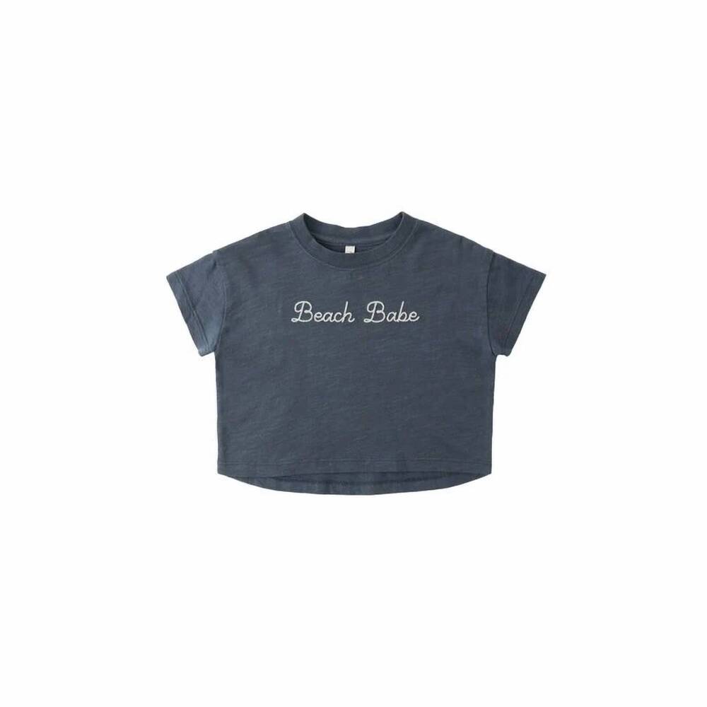 NEW RYLEE + CRU kid's boxy tee in beach babe